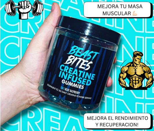 BEAST BITES CREATINE - GOMITAS PARA EL DESARROLLO MUSCULAR